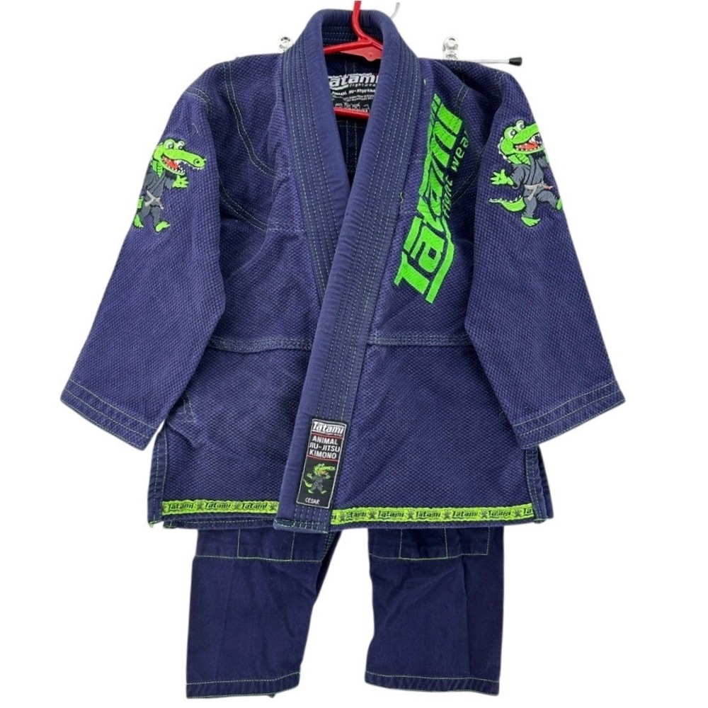 Tatami Fightwear BJJ Animal Jiu-Jitsu Kimono Gi Set Blue Cesar Crocodile M0000